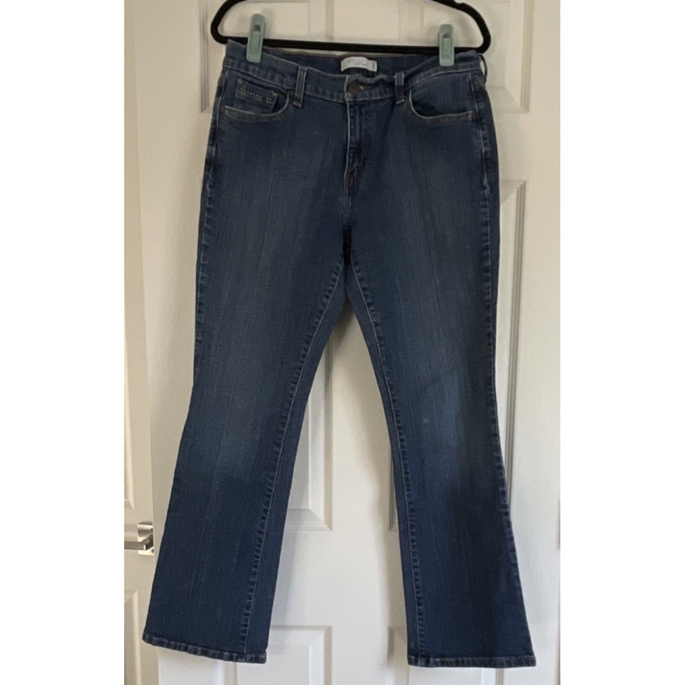 Levi's Bootcut Jeans Blue Medium Wash Denim Stretch Women